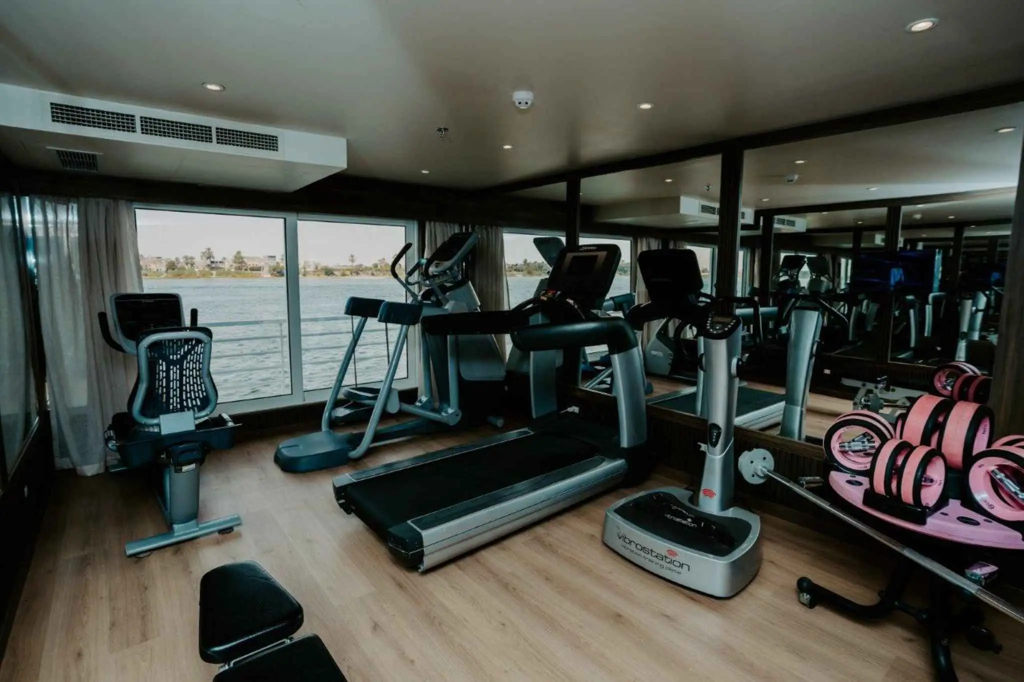 Gym aboard the MS Medea Nile Cruise Nile cruise